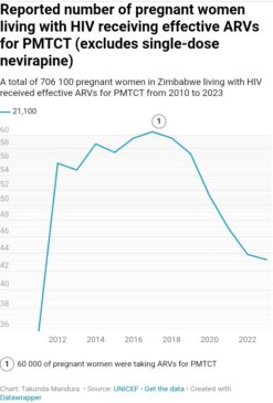 Pregnant women in Zimbabwe